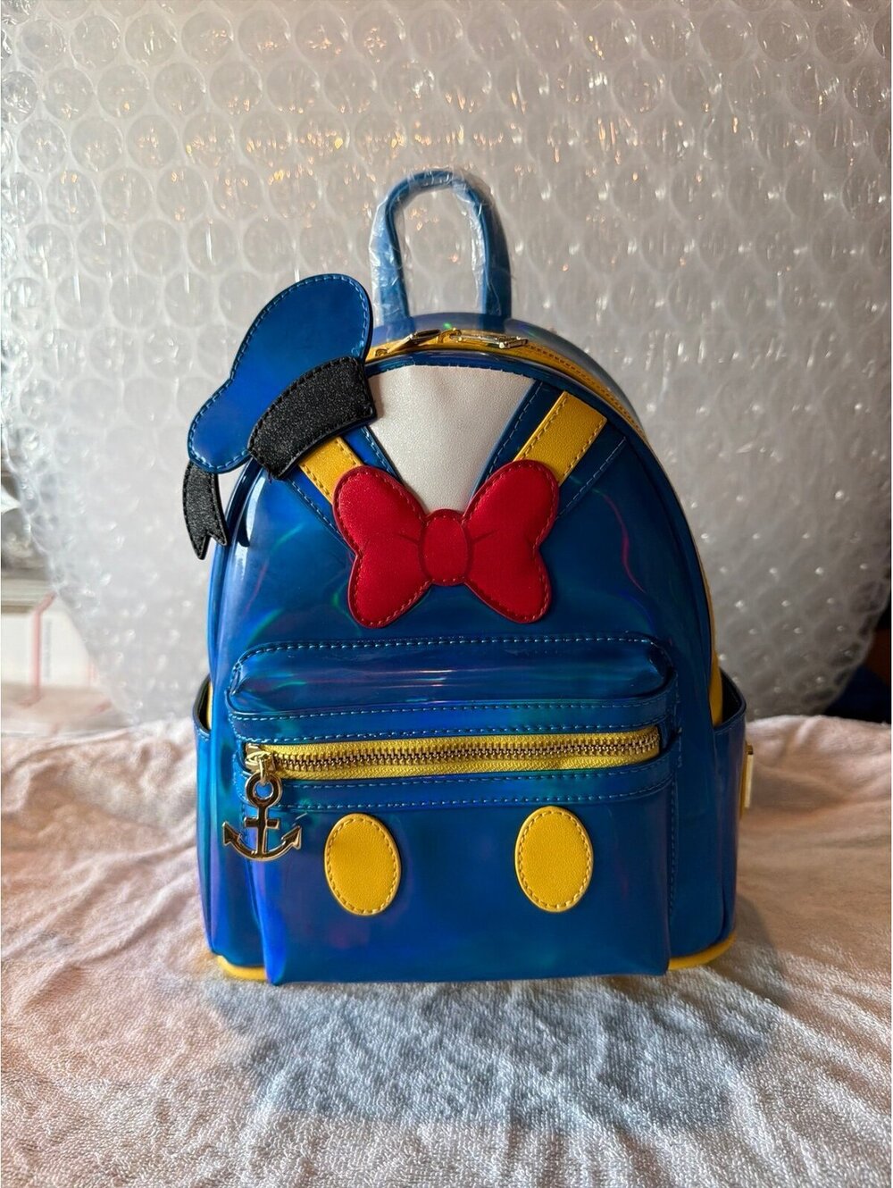 Loungefly Donald Duck 90th Anniversary Cosplay Backpack NWT